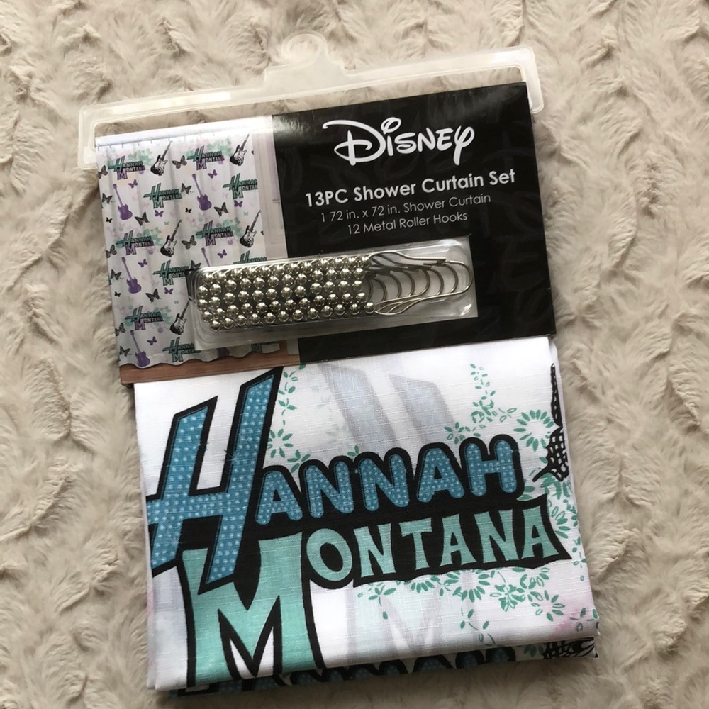 Disney Hannah Montana Shower Curtain Set